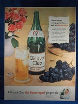 Vintage Magazine Ad Print Design Advertising Clicquot Club Ginger Ale - $27.70