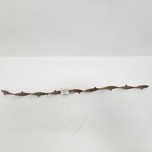 Antique Allis “Buckthorn” Ribbon Barbed Wire 1881 Fence Sample 19” - $80.99
