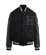 Hudson x Brandon Williams Varsity Jacket With Leather Sleeves - $4,876.98 MXN+