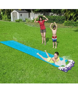 Inflatable Slip and Water Slide for Kids and Adults for Outdoor Grass Ga... - $346.85 MXN