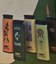 MK Lighter 9G Flint Strike Refillable Lighters BBQ Lighters Classic Pock... - $14.84