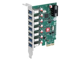 Siig 258691 Cc Ju-p70211-s1 Usb 3.0 7-port Pcie Host Card Brown Box - £58.92 GBP