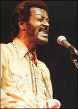 Chuck Berry live onstage classic color pin-up photo #3 - £3.38 GBP