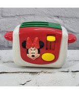 Disney Minnie Mouse Vintage Play Toaster Red Green Christmas  - £31.13 GBP