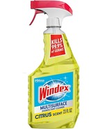 Windex Multisurface Cleaner Spray, Kills 99.9% Germs, Citrus Scent, 23 F... - £4.73 GBP