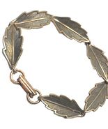 70s Southwestern Oak Leaves Links Copper Bracelet 7” - $54.34