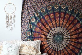 Mandala Tapestry Indian Wall Hanging Decor Bedspread Throw Bohemian Hippie JP215 - £11.91 GBP+