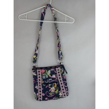 Vera Bradley Flower and Butterflies Crossbody Hipster Purse  10” x 10” - $16.82