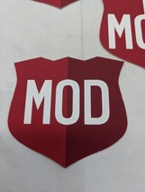 Lot Of (5) Mod Pizza Stickers 3&quot; - £17.02 GBP