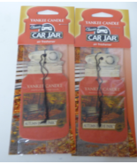2 Yankee Candle Classic Paper Car Jar Air Freshener AUTUMN in the PARK - $4.95