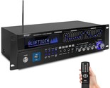 6-Channel Bluetooth Hybrid Home Amplifier - 2000W Home Audio Rack Mount ... - $332.99