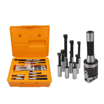 ALL-CARB 2 Inch Boring Head R8 Shank 9Pcs Boring Bars 1/2 Inch Carbide B... - $104.74