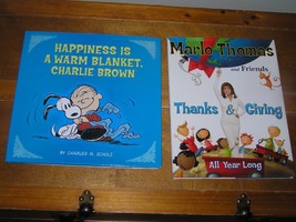 Lot Of 2 Marlo Thomas And Friends Thanks &amp; Giving All Year Long Happiness Is A - £6.14 GBP