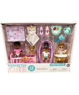Perfectly Cute 4&quot; Baby Dolls x 3 Plus Accessories 15pc Gift Set New in Box  - £30.06 GBP