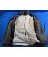 THE NORTH FACE GRAY WHITE FLEECE WARM FULL ZIP AHLETIC OUTDOOR SWEATER J... - $43.31 CAD