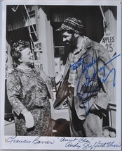Andy Griffith Show Cast Signed Photo x2 - Frances E. Bavier, Gordon Lindsay w/CO - £632.64 GBP