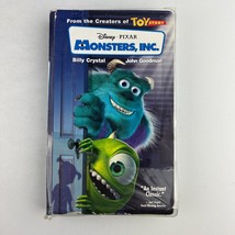 Walt Disney PIXAR Monsters, Inc. Animation Movie VHS Video Clamshell Case - £3.10 GBP