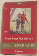 Canon 4x6 Photo Paper Plus Glossy 2 100 Sheets - £7.11 GBP