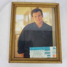 Vintage 1997 Sammy Kershaw Framed Picture w/ Used Concert Ticket ART 9x11 Inch - £9.79 GBP