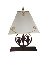 Cowboy Horse Riding Lamp Sunset Iron Authentic Trendsetters Western Bedside - $742.50