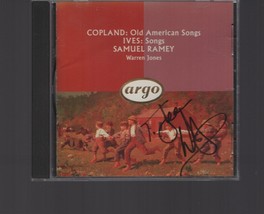 Copland: Old American Songs / CD / SIGNED by Warren Jones / 1991 - £10.46 GBP