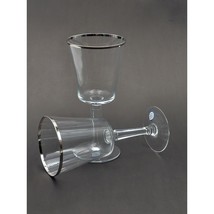 Lenox SOLITAIRE (BARCLAY SHAPE) Wine Glasses Set Of 2 Vtg 7.25&quot; - €27,78 EUR