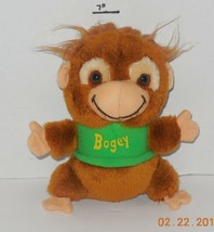 Vintage Shirt Tales Plush Bogey Hallmark 1981 7&quot; Stuffed Animal Toy Plush Monkey - £18.89 GBP