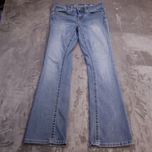 Seven 7 Jeans Pants Womens 8 Blue Denim Casual Outdoors Preppy Slim Boot - £30.99 GBP