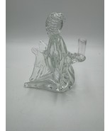 Vintage Ferro &amp; Lazzarini Murano Glass Angel Candleholder Candlestick 6i... - $49.50