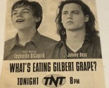 What’s Eating Gilbert Grape Tv Guide Print Ad Johnny Depp Leonardo DiCap... - $5.93