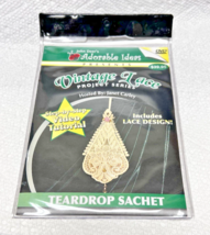 John Deer&#39;s Adorable Ideas Vintage lace Project Series Teardrop Sachet - $12.38
