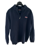 Vineyard Vines Men&#39;s Blue Quarter Zip Pullover Sweater Size Large Ian an... - $373.95 MXN