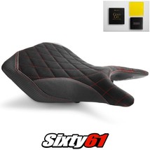 Yamaha R3 Seat Cover and Gel 2015-2021 2022 Black Red Luimoto Tec-Grip Suede - £237.28 GBP