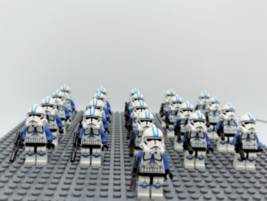 21Pcs/set Star Wars 501st Legion Clone Trooper Minifigures Collection Toys - £25.91 GBP