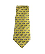 Vineyard Vines Custom Collection Necktie Tie Yellow Tie Cow Flag Macales... - £19.48 GBP