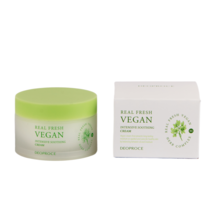 Deoproce Real Fresh Vegan Intensive Soothing Cream 100 g - £12.63 GBP