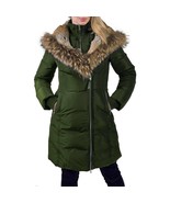 TOWMY BY SNOWIMAGE Down Coat with Real Fur - $208.02 CAD