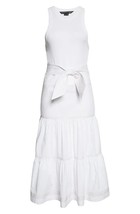 NWT Veronica Beard Austyn in White Mixed Media Cotton Midi Tank Dress L $398 - £132.07 GBP