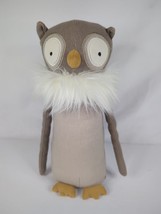 Jellycat London Skandoodle Owl Plush Soft Toy Gray White Bird Fur - £15.45 GBP