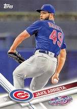 2017 Topps Opening Day #117 Jake Arrieta Chicago Cubs - £0.70 GBP