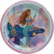 Disney Little Mermaid LA Lunch Plates Birthday Party Supplies 8 Per Package - $5.25