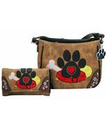 HW Collection Dog Paw Print Handbag Small Crossbody Carry Concealed Shou... - £40.88 GBP