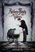 1993 Addams Family Values Movie Poster 11X17 Wednesday Gomez Morticia  - £9.16 GBP