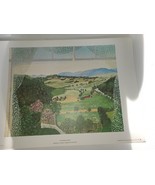 Grandma Moses Hoosick Valley From My Window Art Print  1951 19 3/4&quot; X 14&quot;  - $23.58 CAD