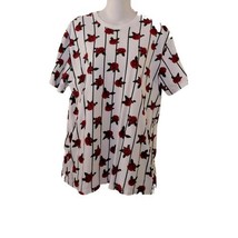 WOMENS Knickerbockers Vintage Rose T-shirt X Large Short Sleeve - $11.88