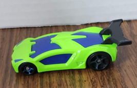 2009 Hot Wheels Green &amp; Blue Impavido 1 McDonald&#39;s Happy Meal Toy #3 No Stickers - £2.36 GBP