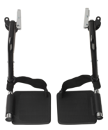 Drive Medical Wheelchair Footrest Pair Black Steel Swing-Away MPN: STDS3... - $129.85 CAD
