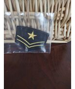 Military Patch Gold Star And Black - €10,95 EUR