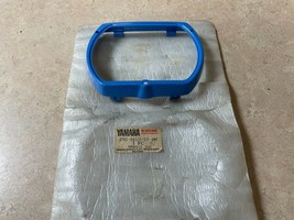 NOS OEM Light Blue Headlight Trim Cover For The 1984-1986 Yamaha Riva 50 Scooter - $79.99