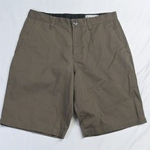 Volcom 34 x 11&quot; Brown Frickin&#39; Chino Shorts - $24.99